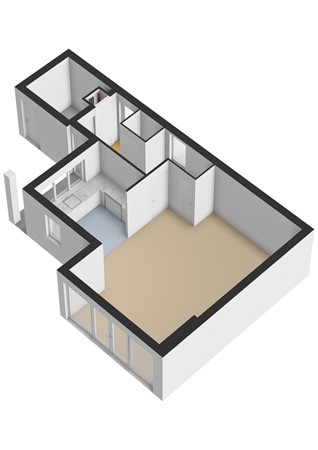 Floorplan - Skagerrak 69, 2133 DR Hoofddorp